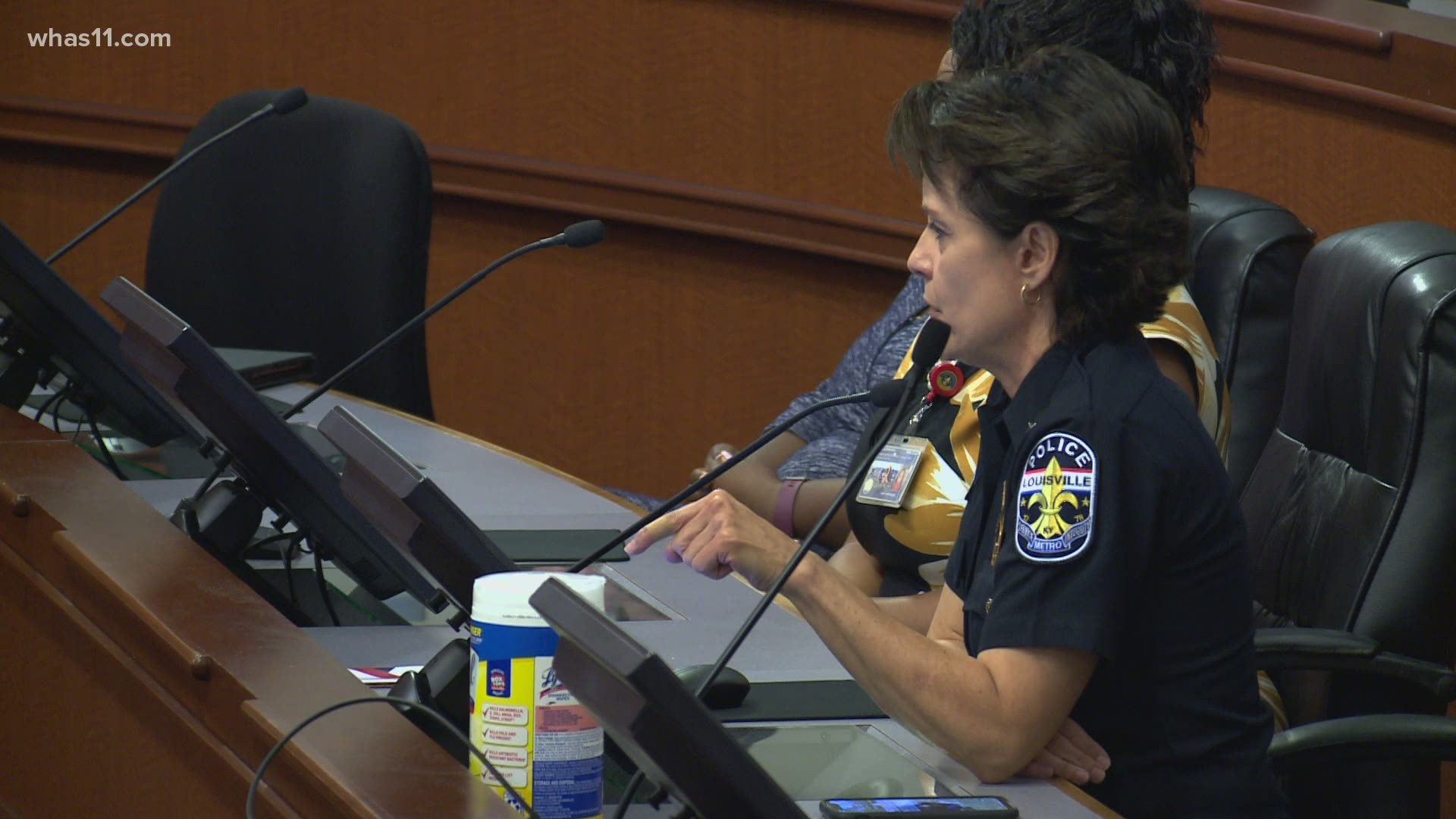 Chief Erika Shields revealed in a special Metro Council hearing that Gregory used a racial slur during training.