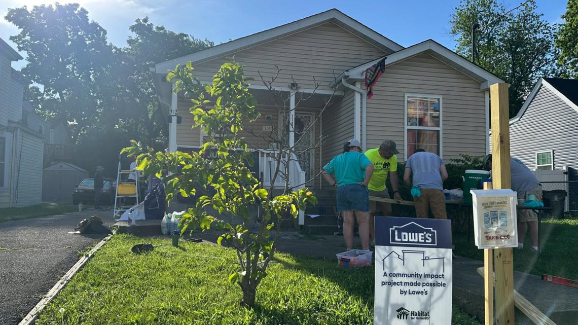 Lowe's grant funds repairs for 10 homes in Portland neighborhood