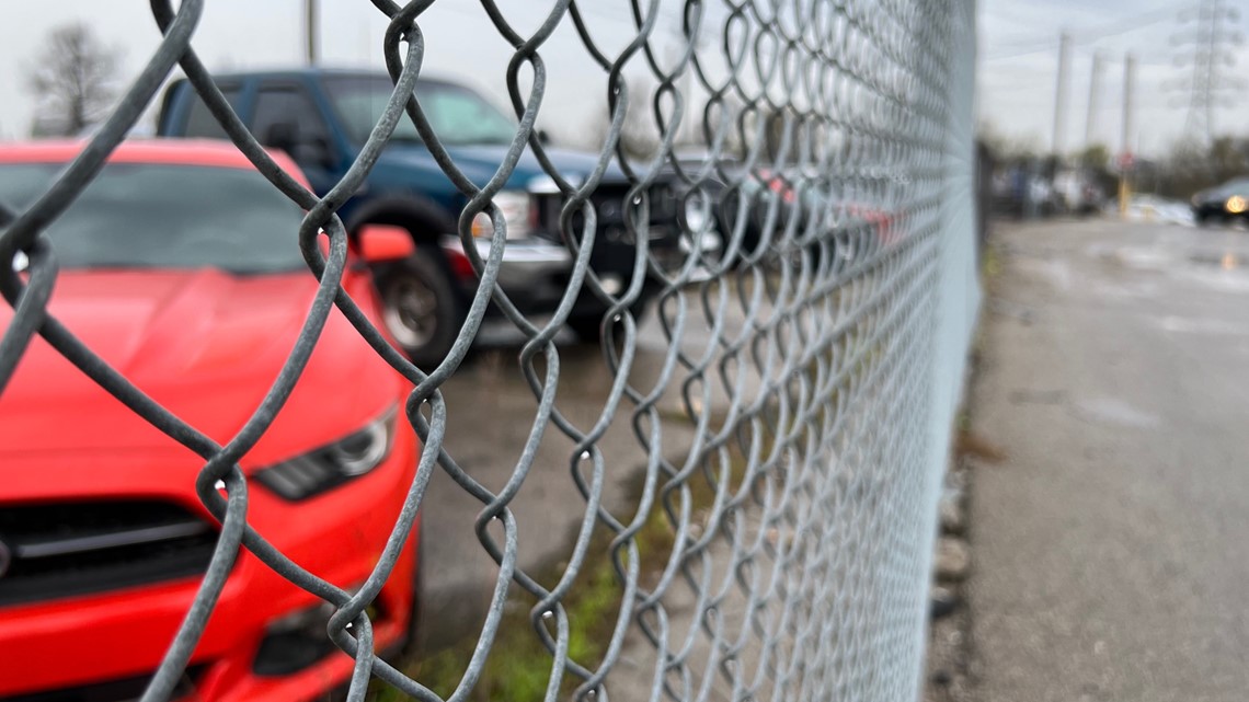 Cars auctioned at the Louisville impound tow lot to free up space