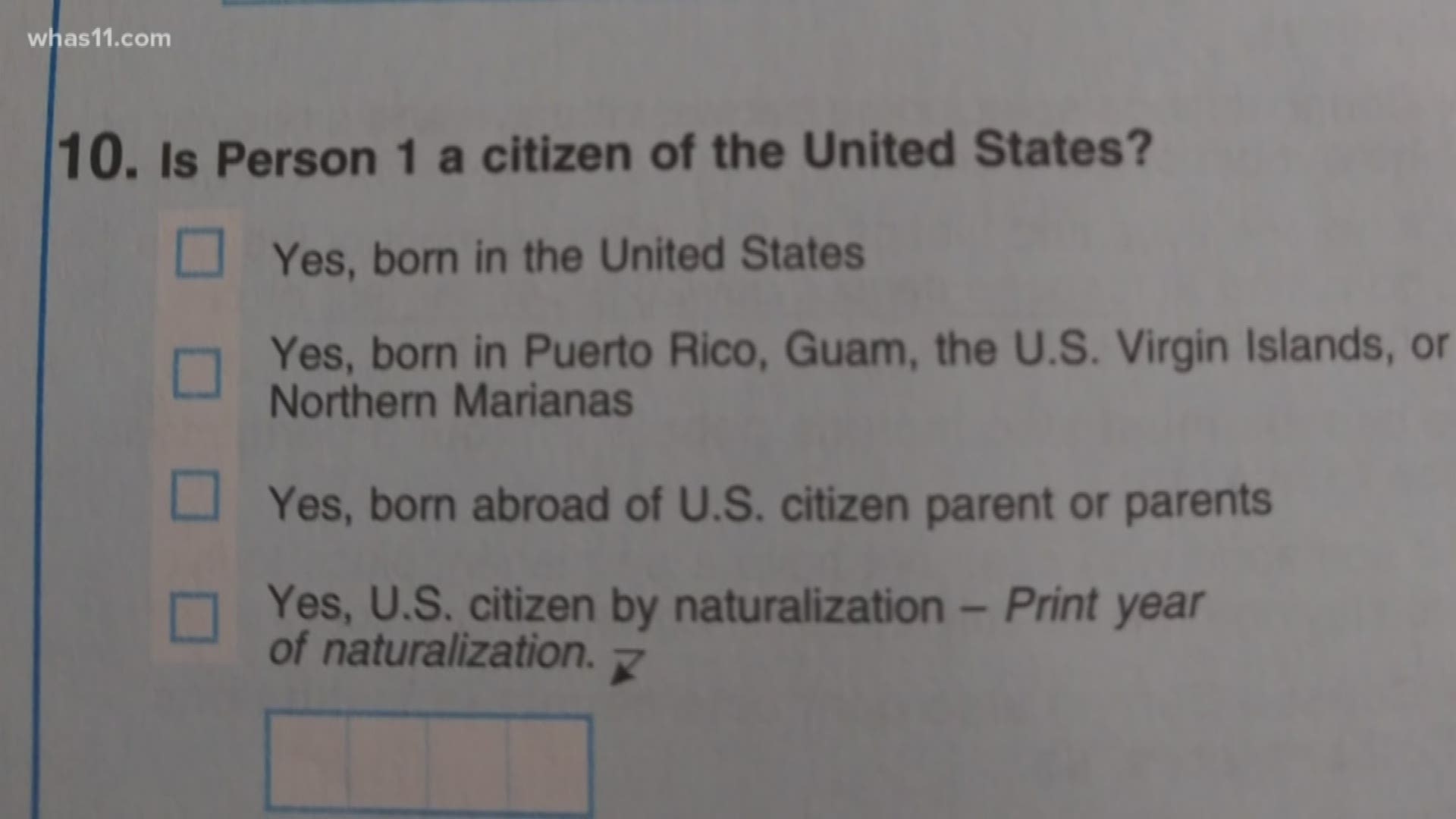 The Supreme Court said no for now on adding a question on citizenship to the census form. So why are people getting a form with the question on it?