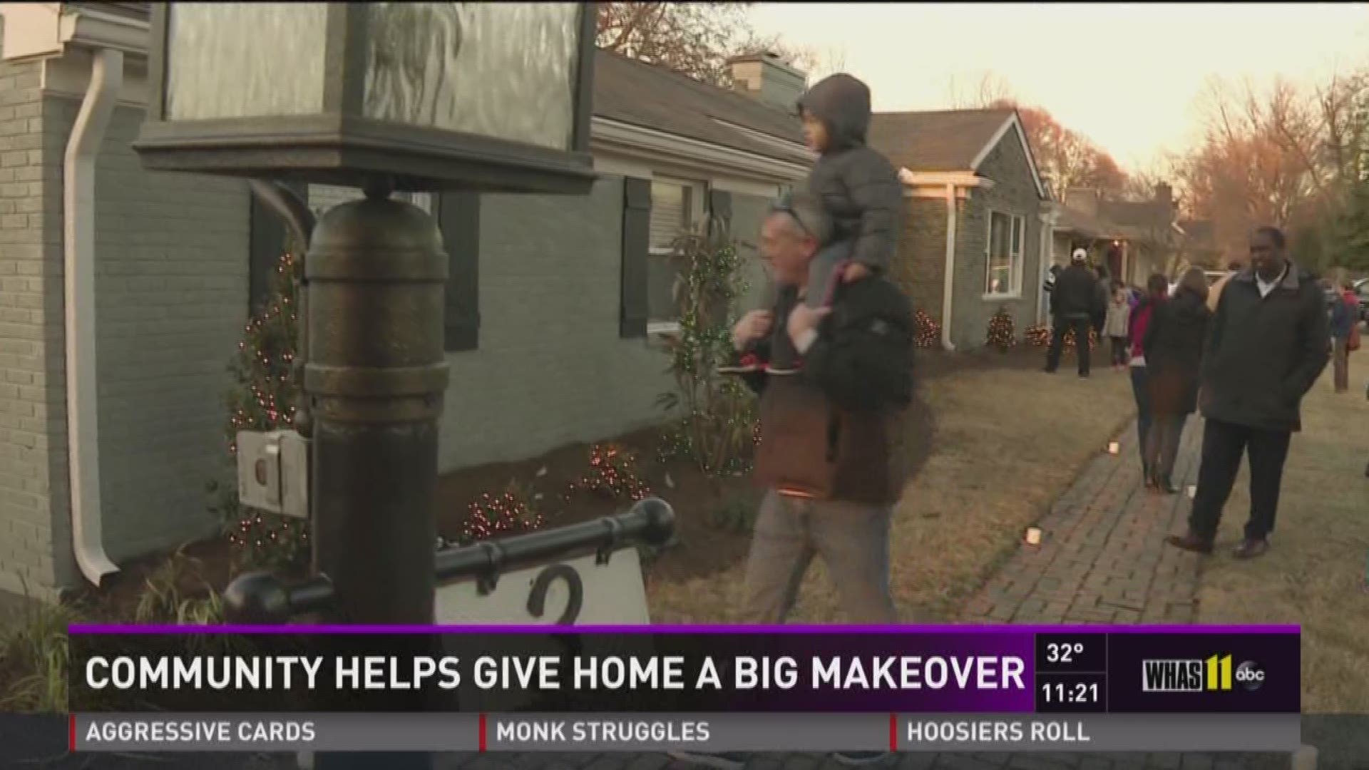 Community helps give home a big makeover