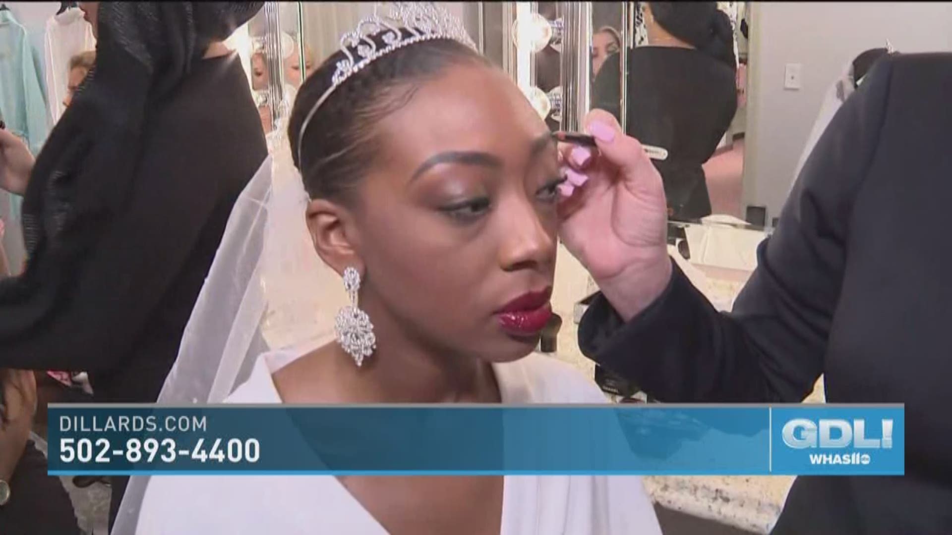 Angie Fenton gets an exclusive look at how you can shop on a pauper's budget and end up looking like a queen at Dillard's bridal suites in Mall St. Matthews