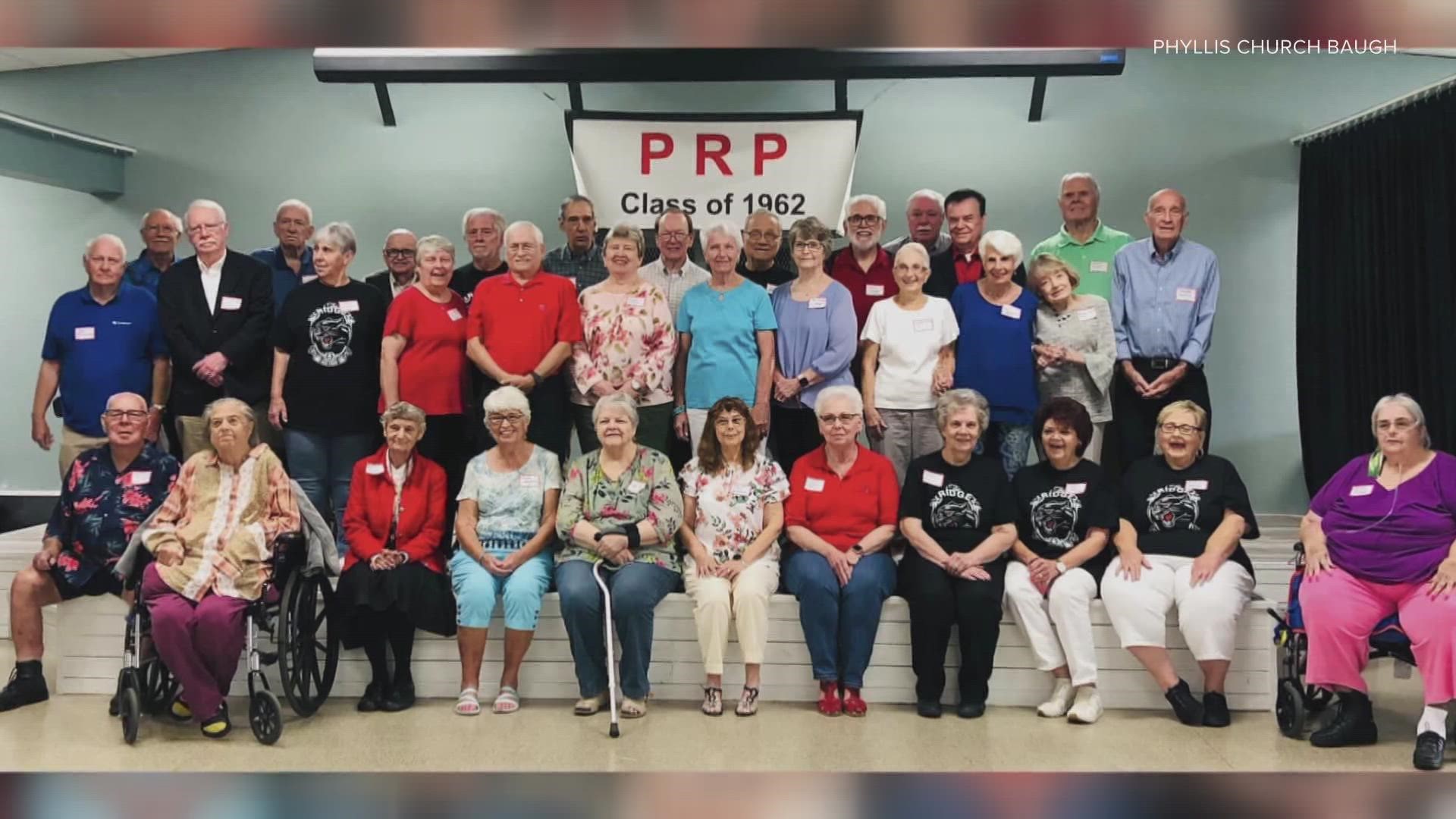 Over 30 classmates came together 60 years later to share stories and memories from decades past.