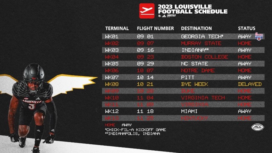 Louisville Releases 2020 Football Schedule