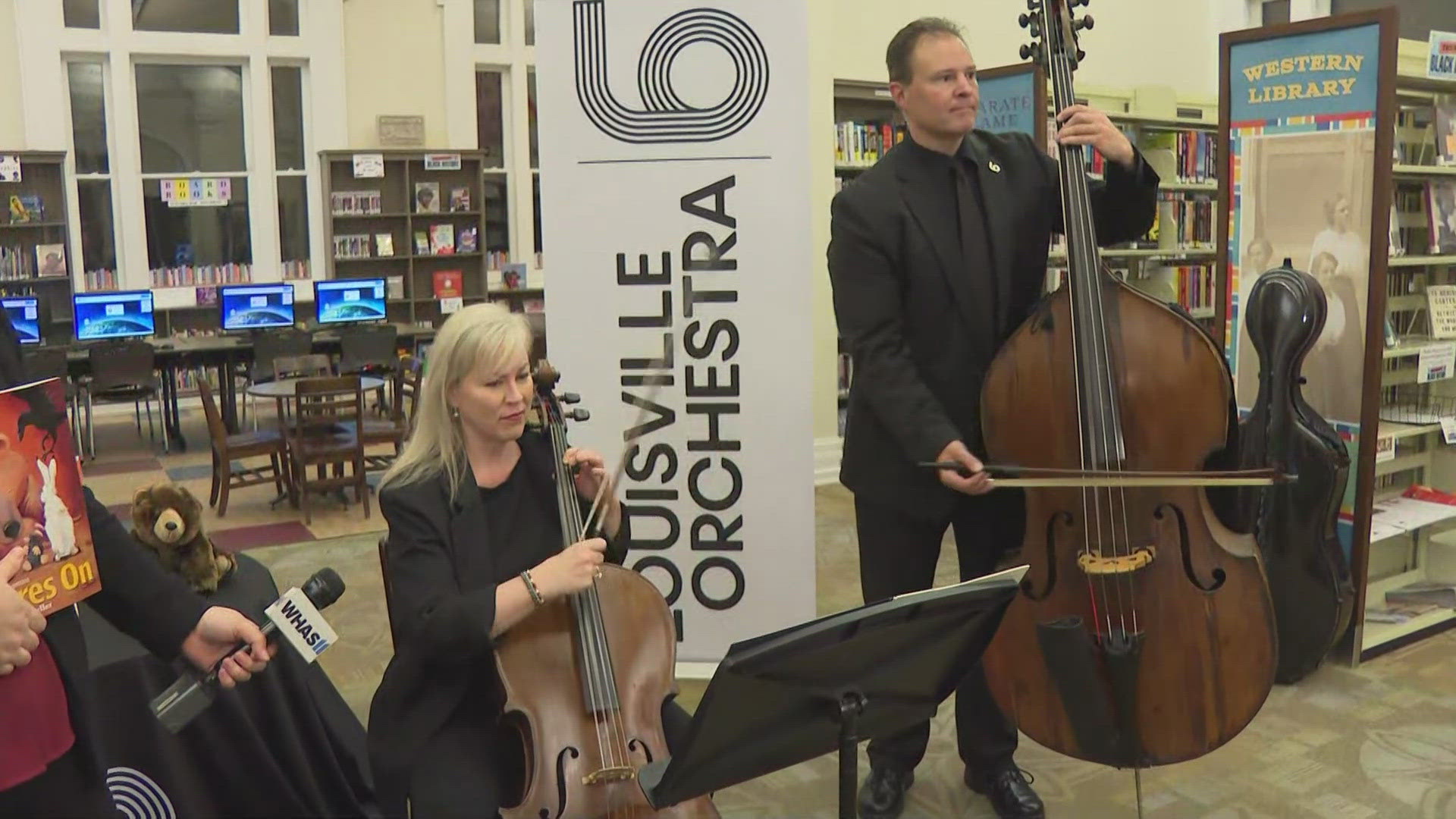 The Louisville Orchestra is visiting all of Louisville's public libraries for a third season of "Once Upon an Orchestra."