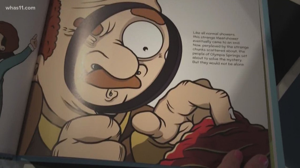 Locals create children's book about the Great Meat Shower of 1876