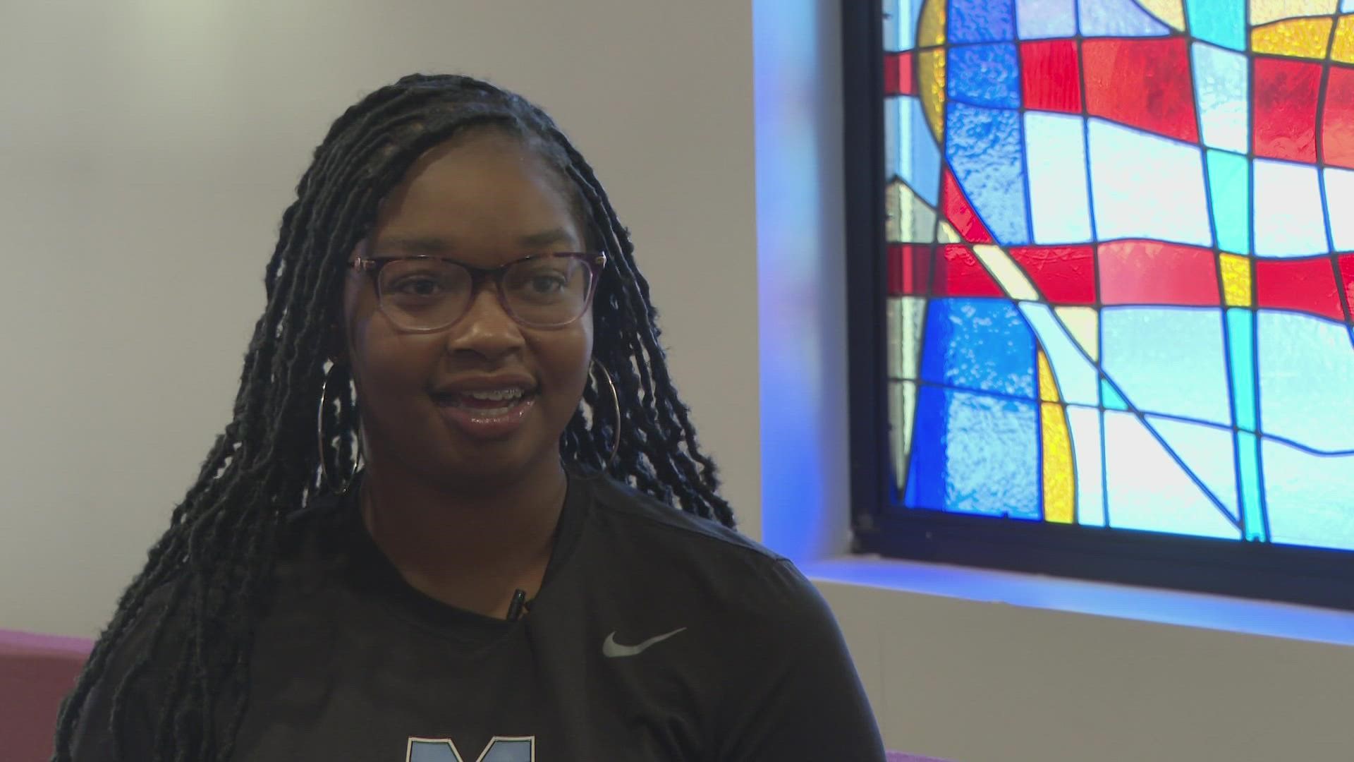 Destiny Morris shares her story of how she rose to the occasion during a chance opportunity to speak with Pope Francis.