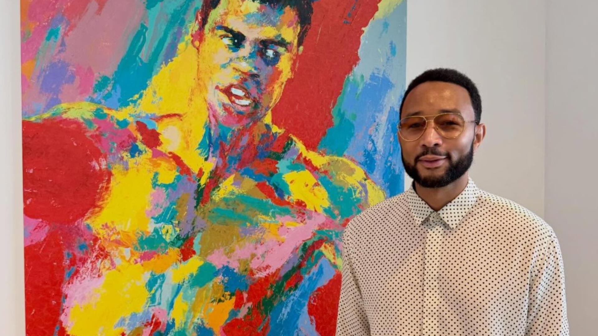 'Thank you, Louisville'; John Legend visits Muhammad Ali Center during ...