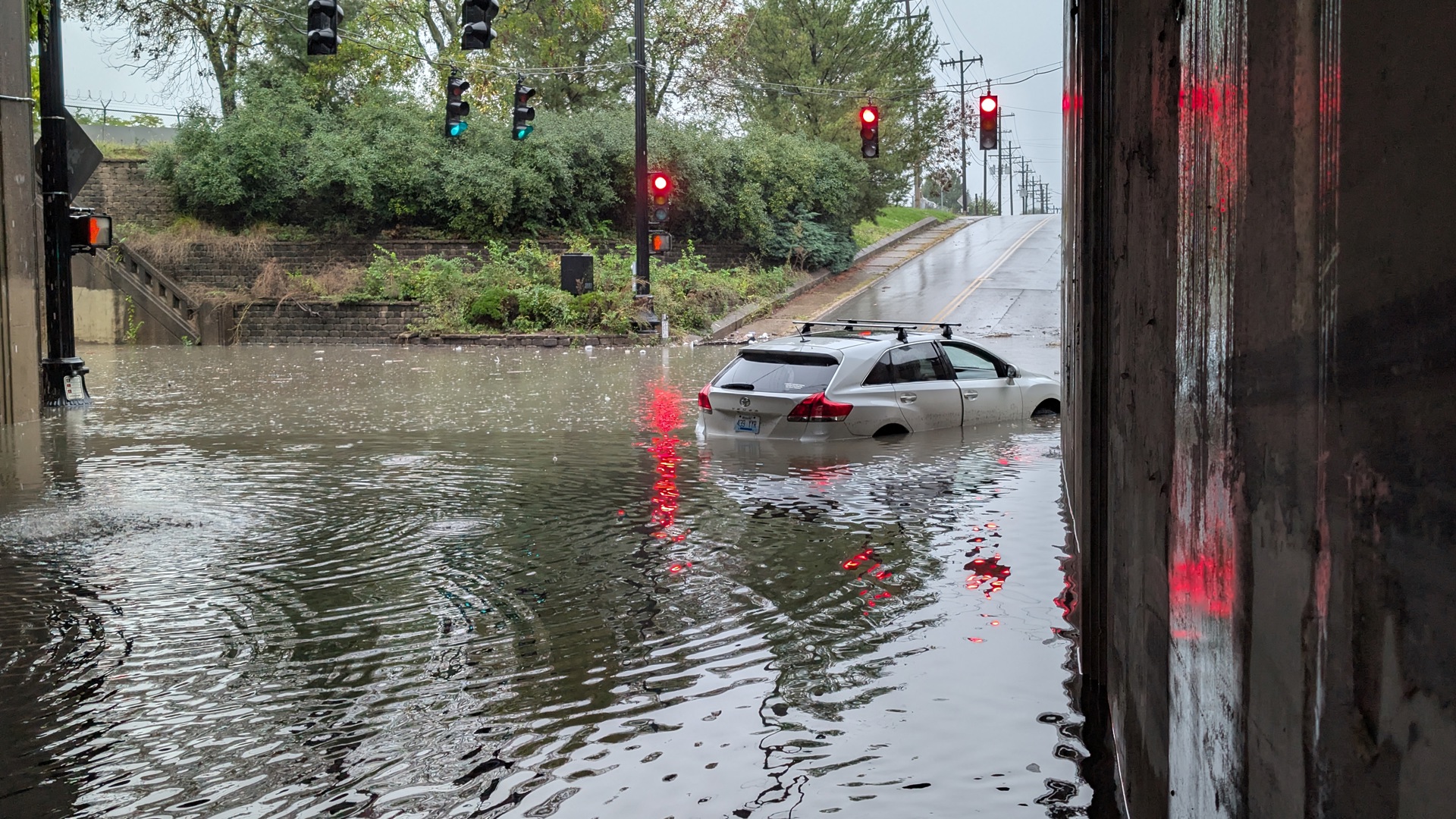 Kentucky flooding photos Louisville flash floods cause road closures