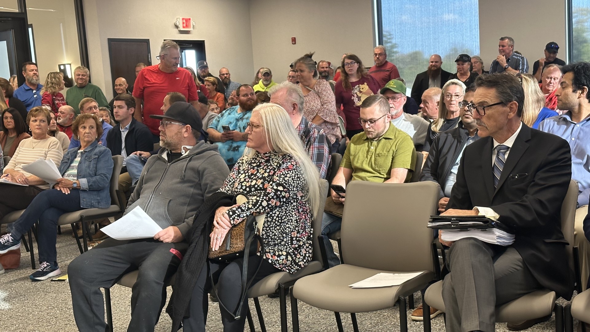 More than 100 people from Clark County packed the government center to voice their opinions.