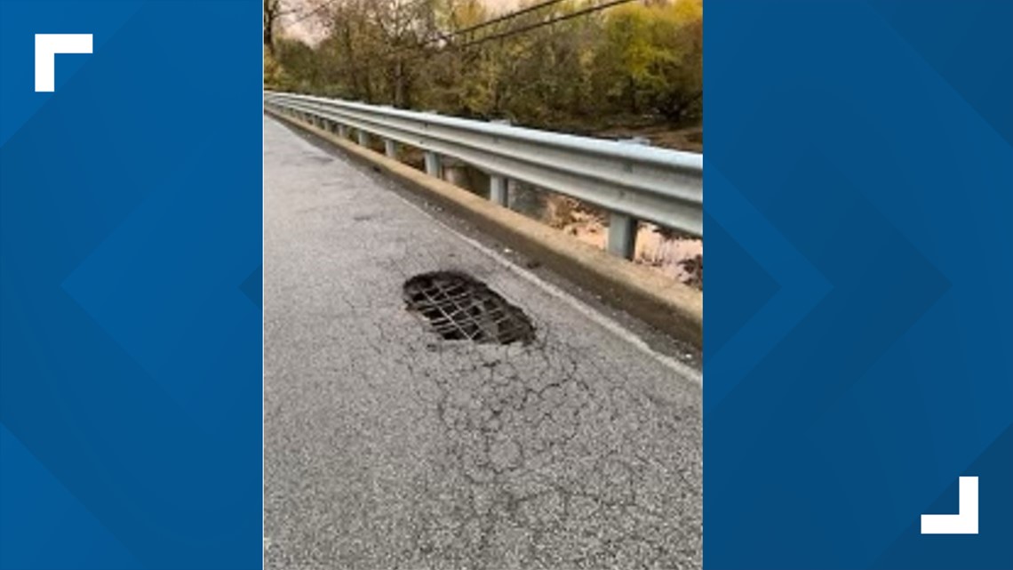 Hole in Blackiston Mill Road Bridge leads to closure