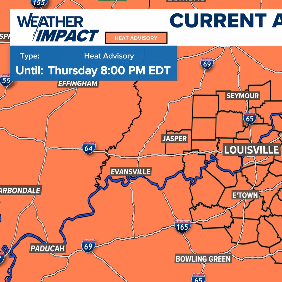 Heat Advisory issued in several Kentucky and Indiana counties. Here's ...