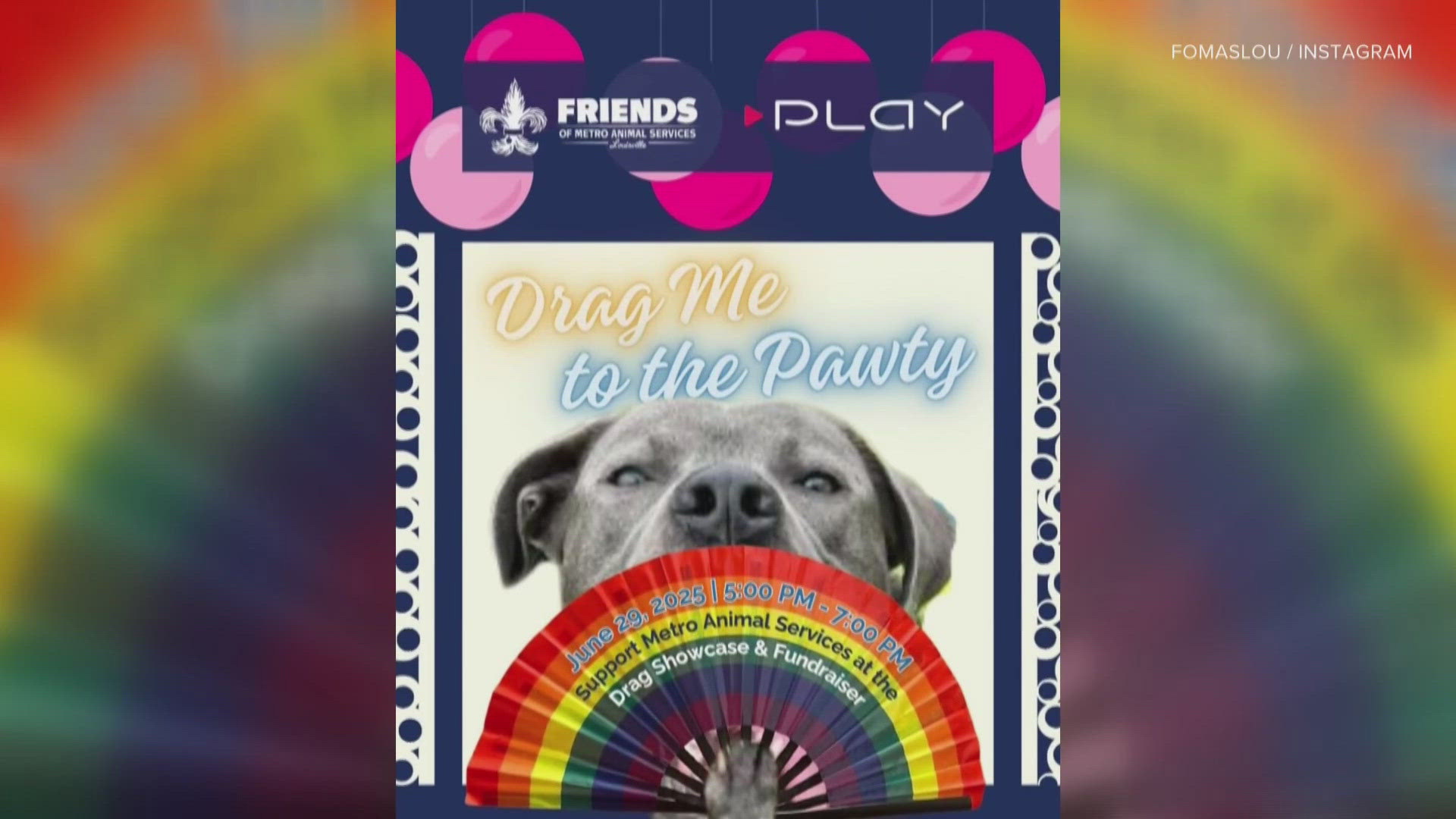 The event is Sunday, June 29 from 5 p.m. to 7 p.m. at Play Louisville.