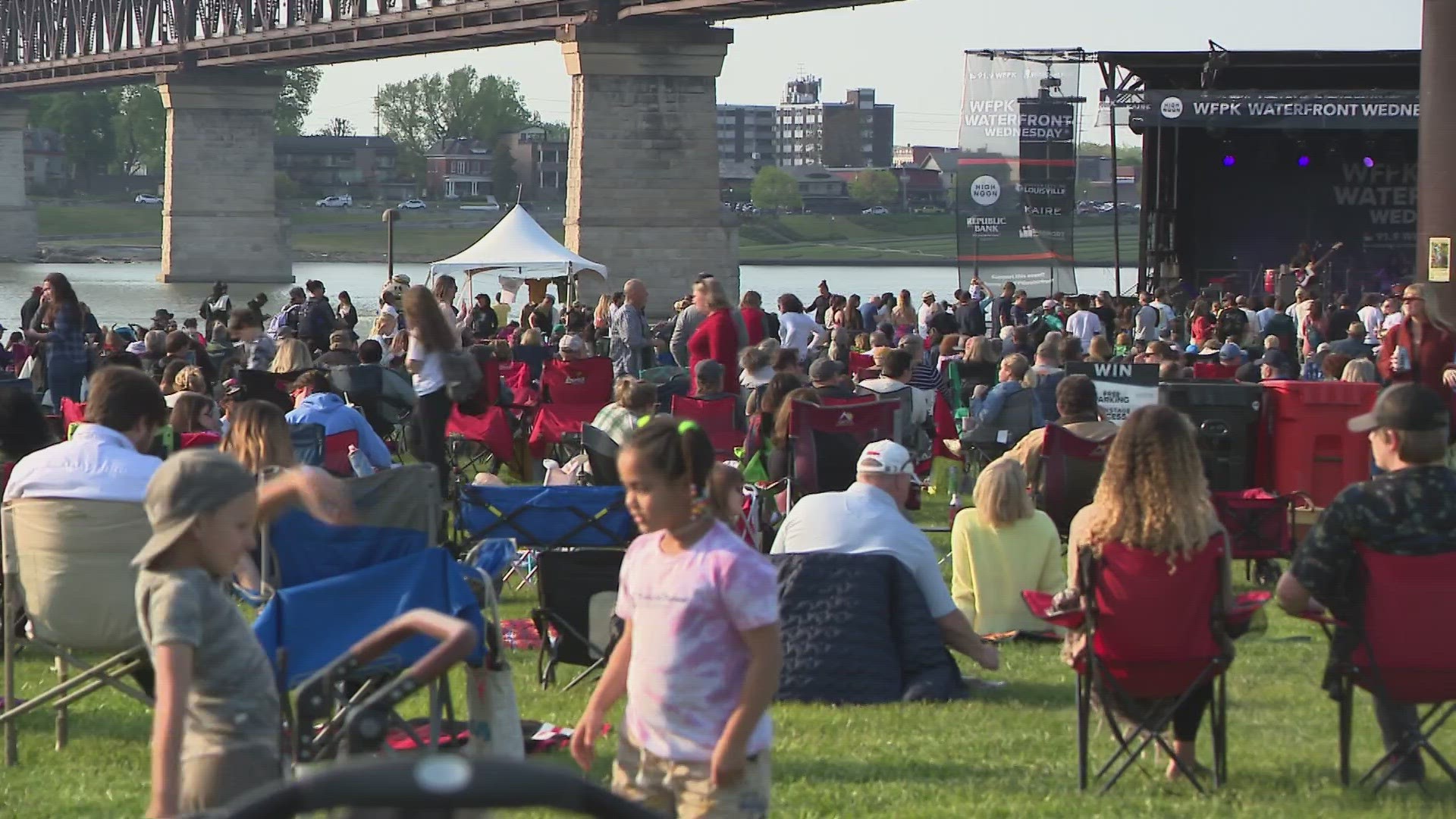 A spokesperson said they lost power at the Waterfront.