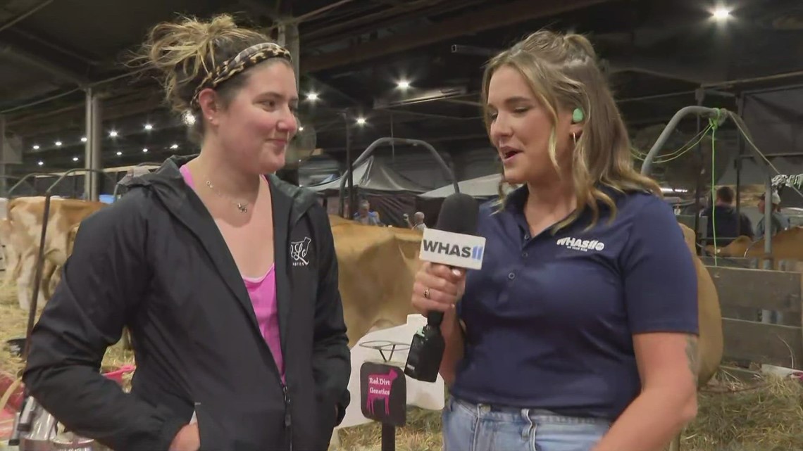 Wisconsin farmer explains why she traveled hundreds of miles to the