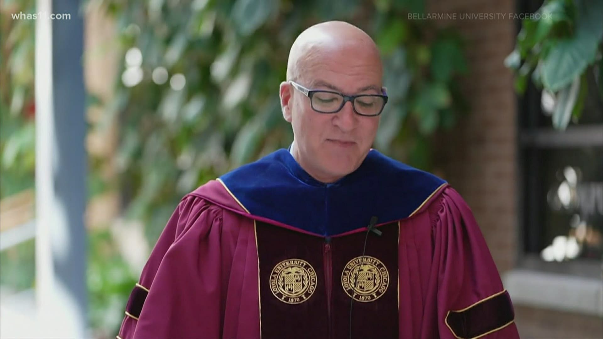 The university hosted its first-ever online "Toast to Graduates" on Facebook live.