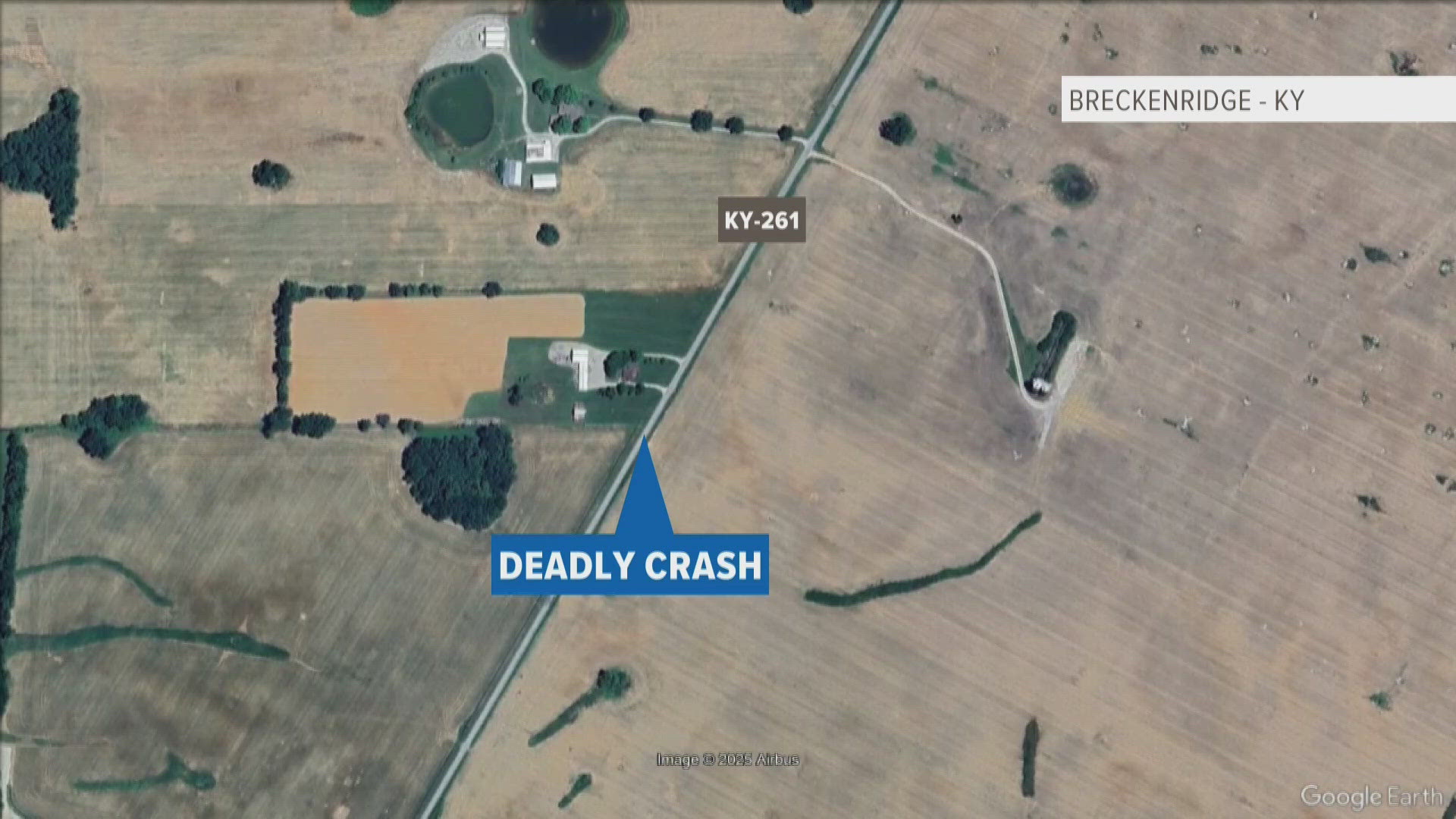 A crash in Breckinridge County leaves three dead and one injured after two vehicles collided on KY-261 on Saturday.