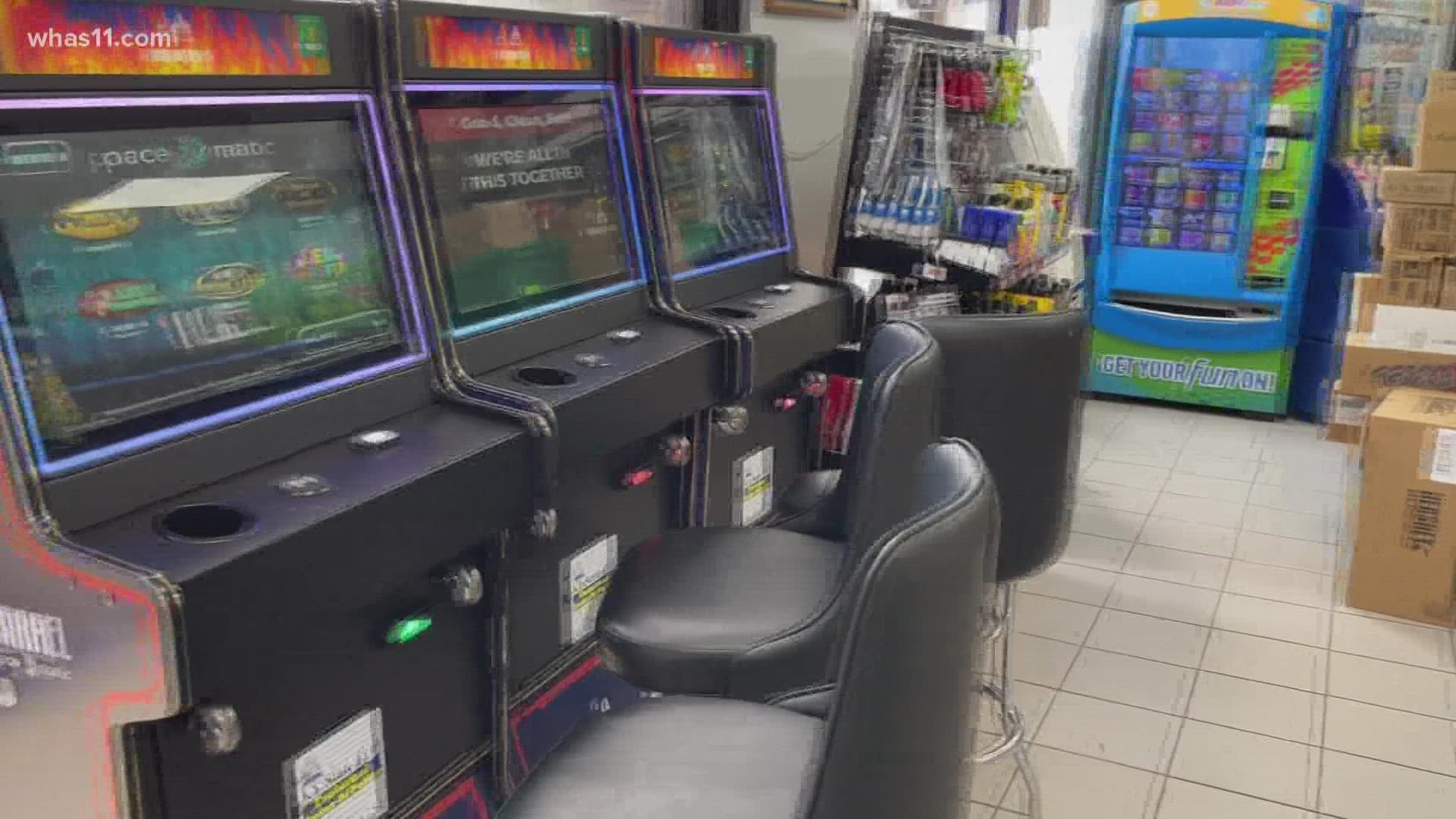The machine developers say they are skill-based games and aren't technically slot machines, and they feel that means they're legal.