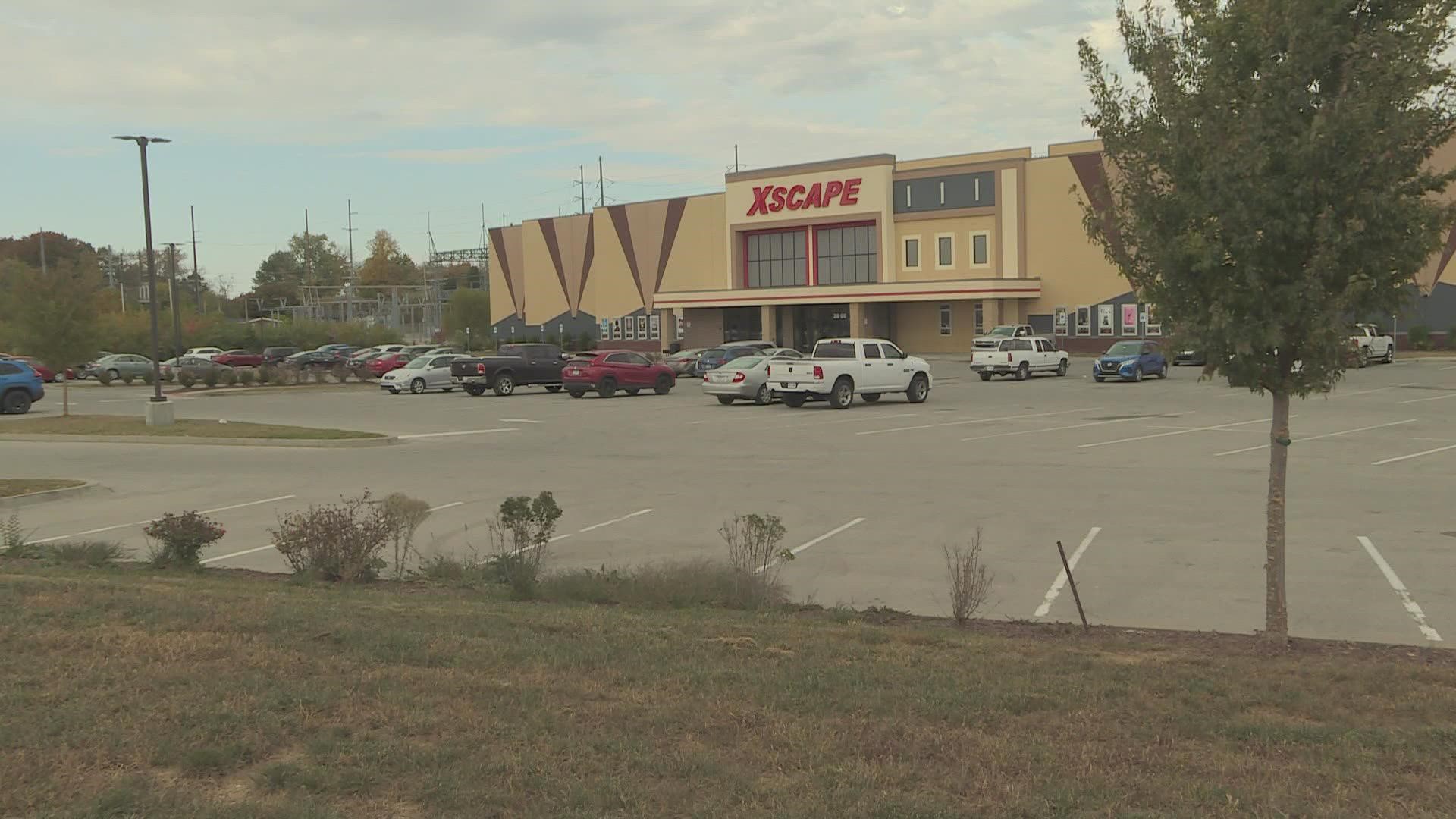 A shooting at the Xscape Jeffersonville ended with two juveniles arrested.