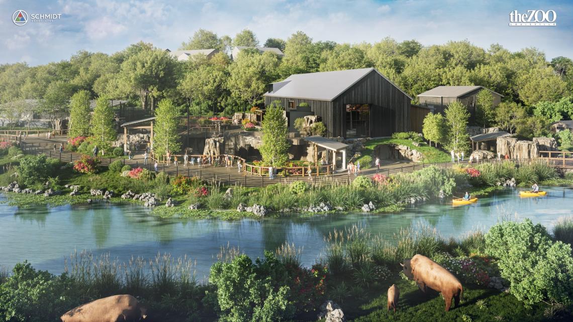Renderings show Louisville Zoo's new 'Commonwild at Kentucky Trails' project
