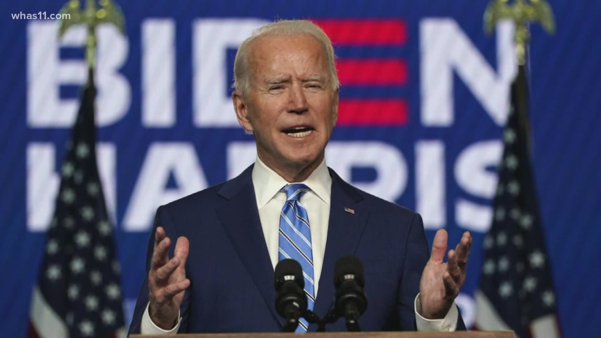 Preliminary results show a tight race between former Vice President Joe Biden and President Donald Trump.