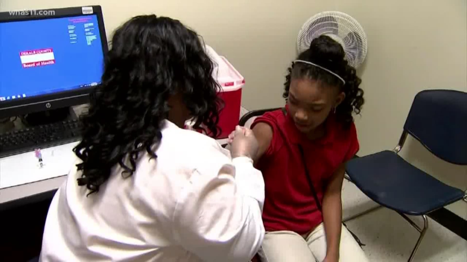 Flu cases are already being treated in Kentuckiana, but only around 38 percent of adults and 44 percent of children get a flu shot.