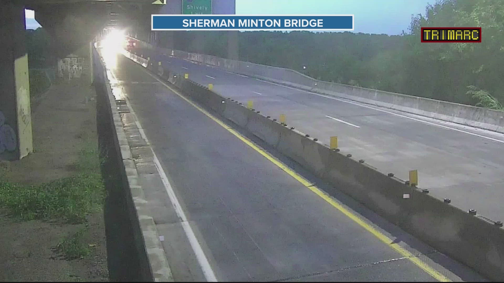 Several lanes on the Sherman Minton Bridge are back open after emergency repairs halted progress.