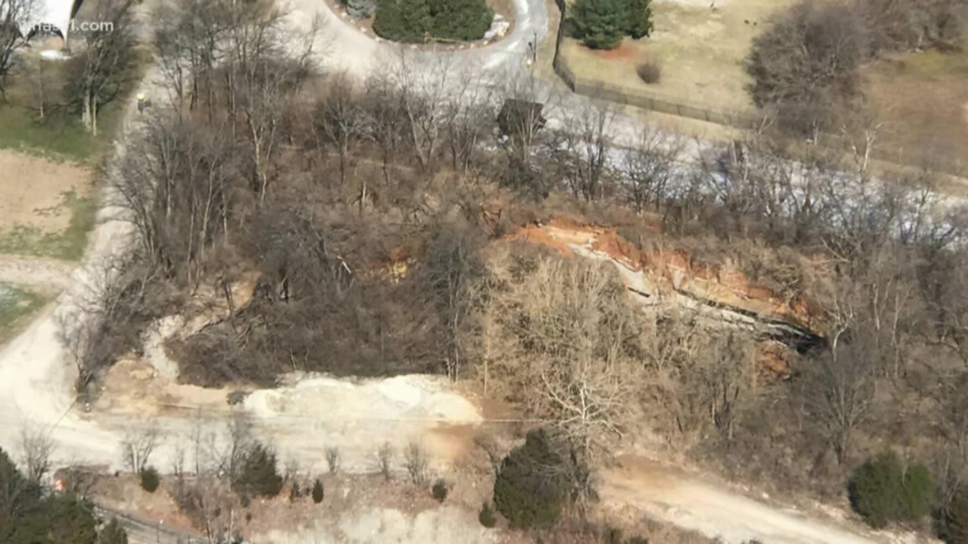 The Louisville Zoo will remain closed tomorrow after a giant sinkhole was discovered. Engineers are watching to see if the sinkhole expands overnight.