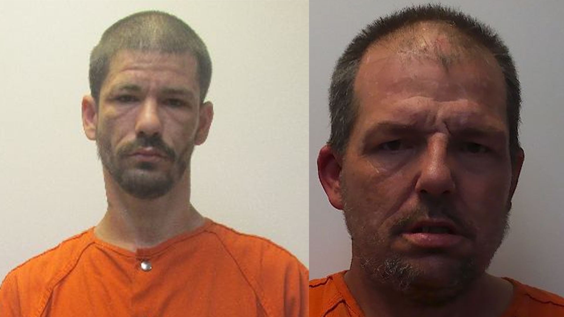 Johnathan Collins and Clinton Woosley are facing criminal charges for stealing copper and resisting law enforcement.
