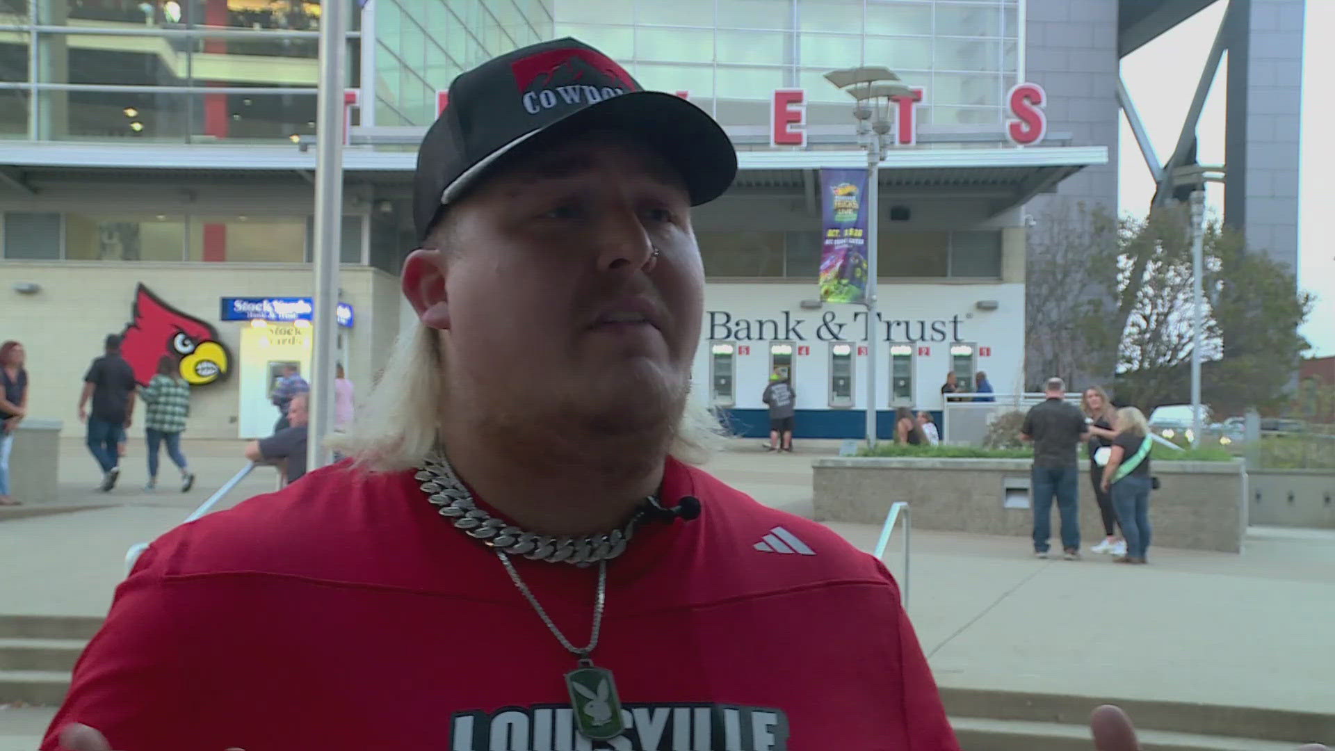 Cody Ash, a drummer with Jelly Roll, and Sean Carroll, a bass player for Warren Zeiders took to the stage in front of a hometown crowd at the KFC Yum! Center!