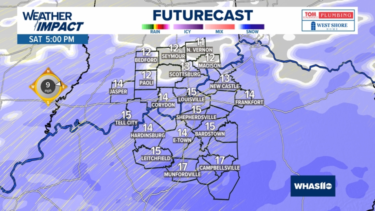 Tracking weekend snow storm headed to Kentucky, southern Indiana | Full ...
