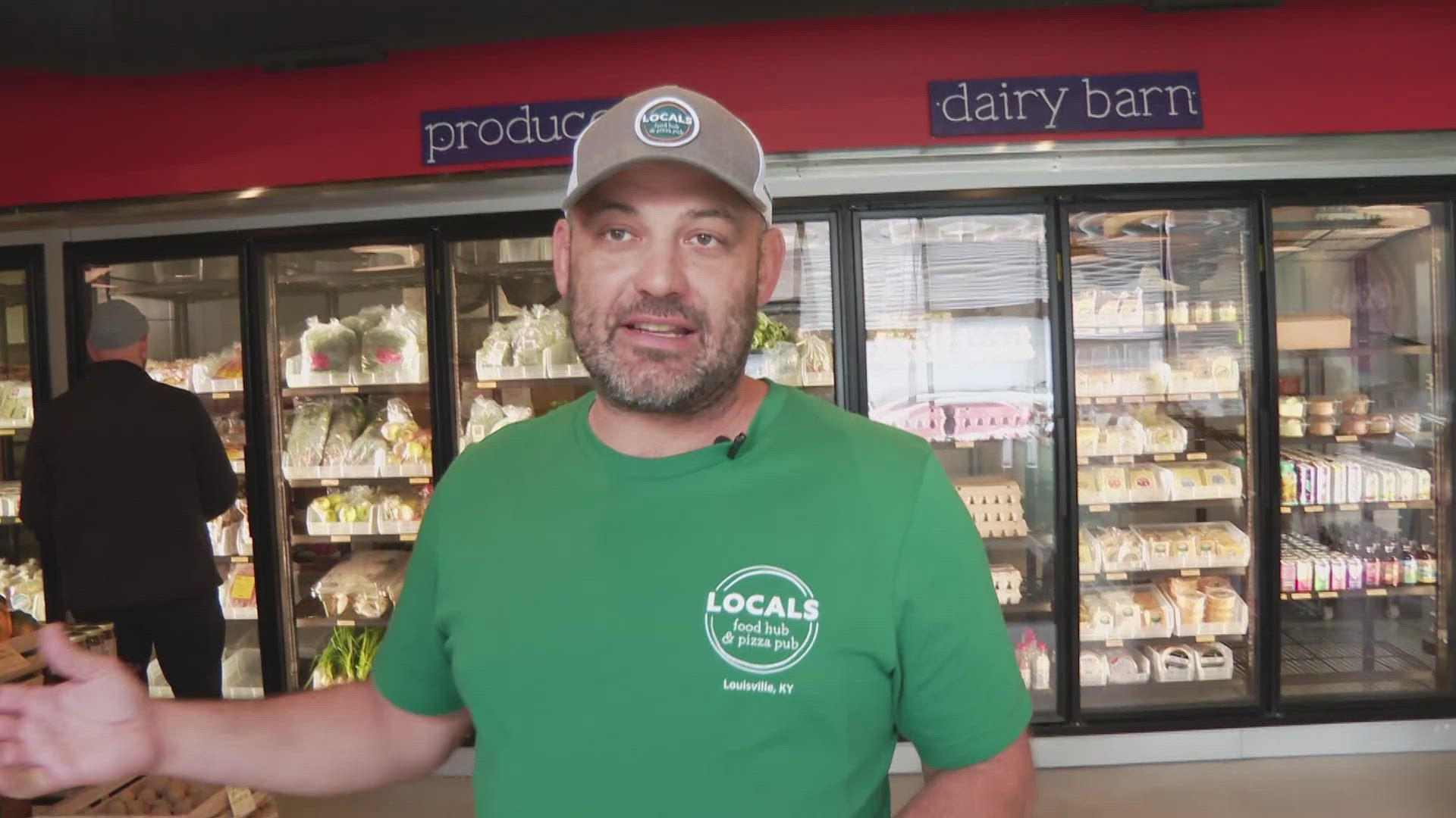 Birch Bragg, one of the co-owners of the Locals Food Hub and Pizza Pub, believes in lowering barriers to homegrown produce.