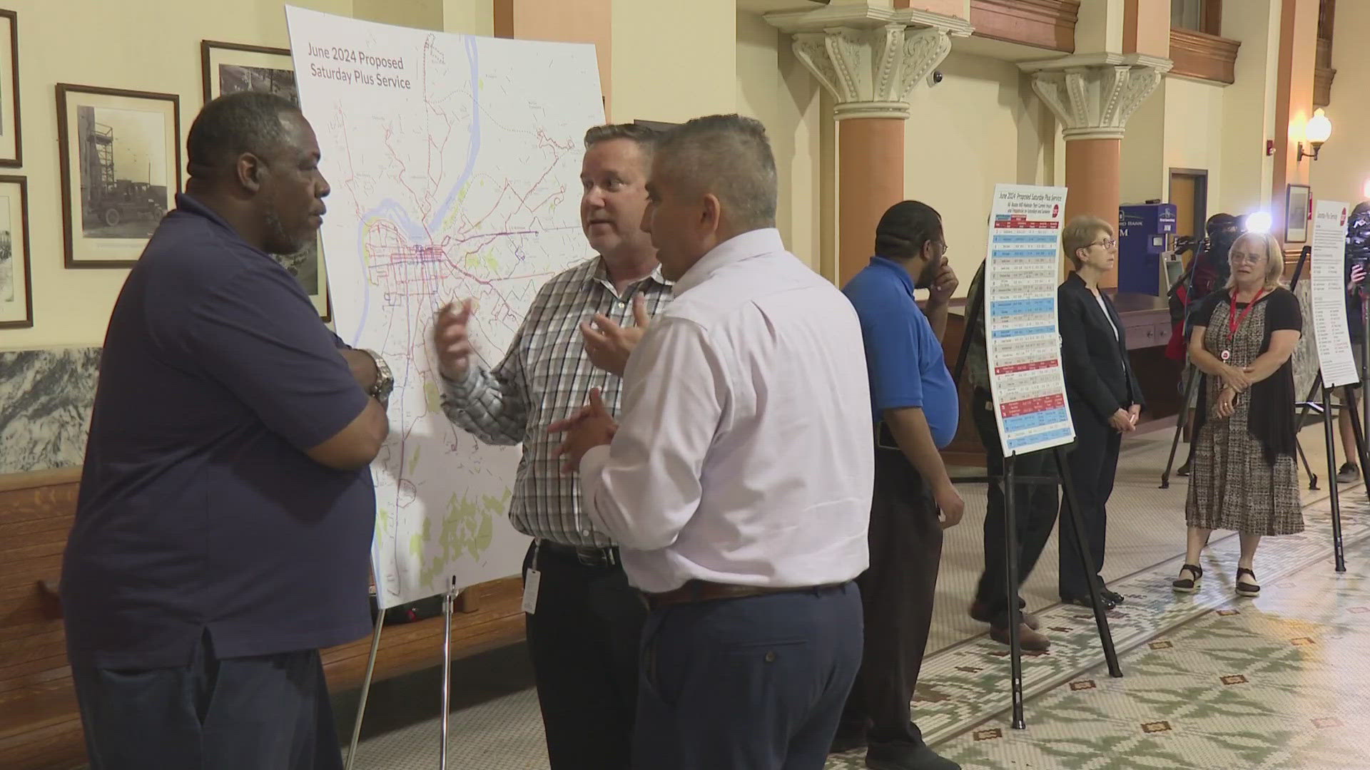 TARC hosted an open house for riders to ask questions about the changes.