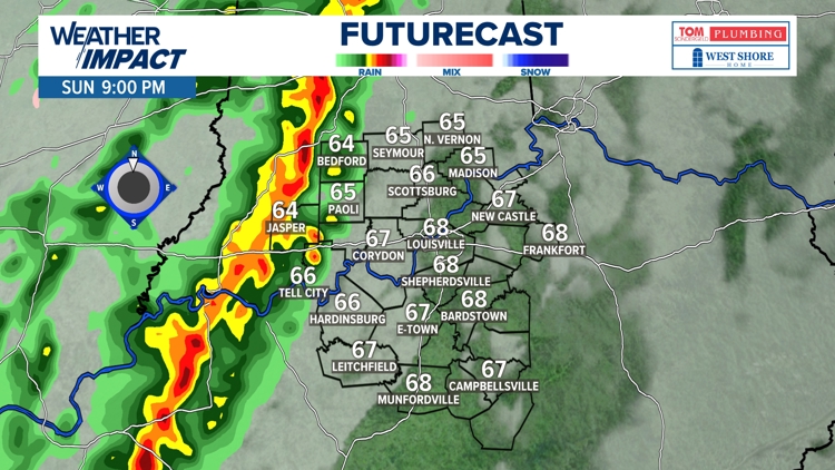 Potential for strong storms returns Sunday night | Weather Impact Blog ...