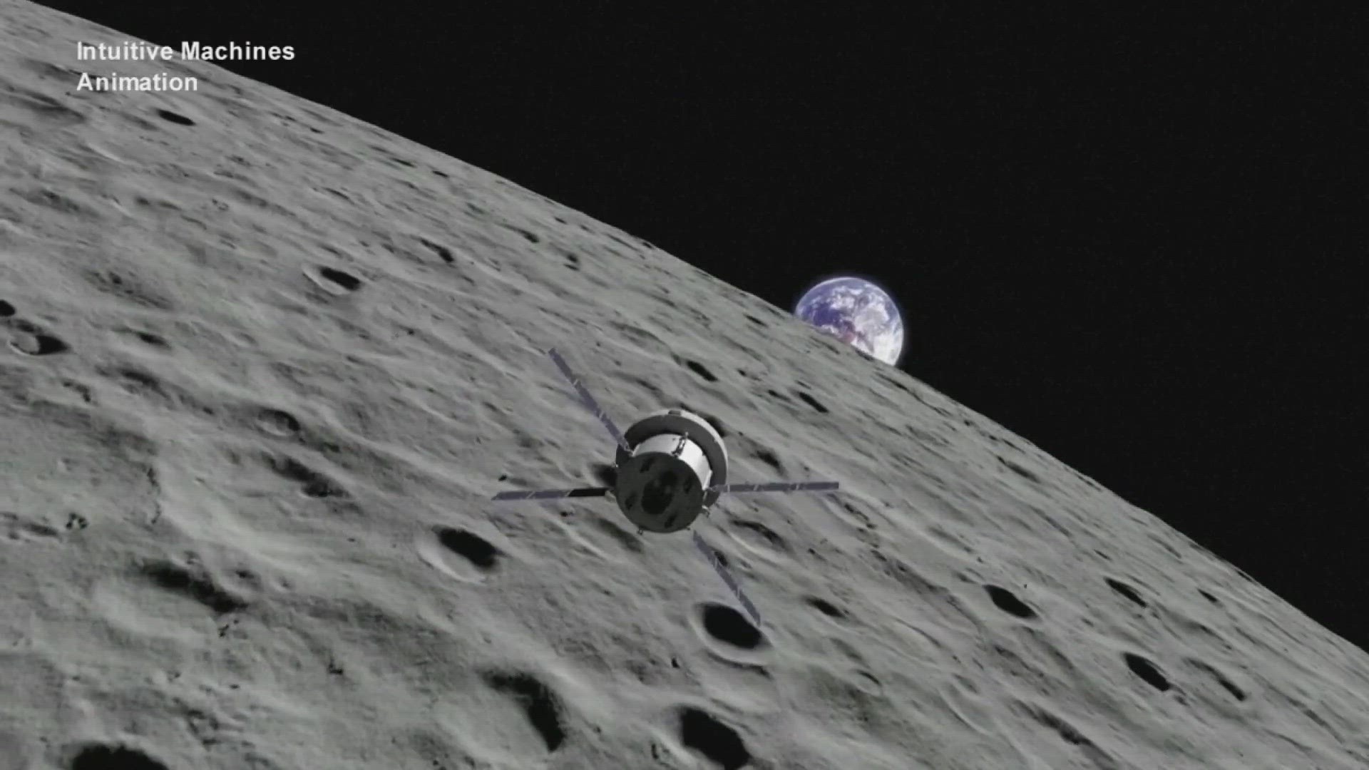 Private lander makes first US moon landing in more than 50 years