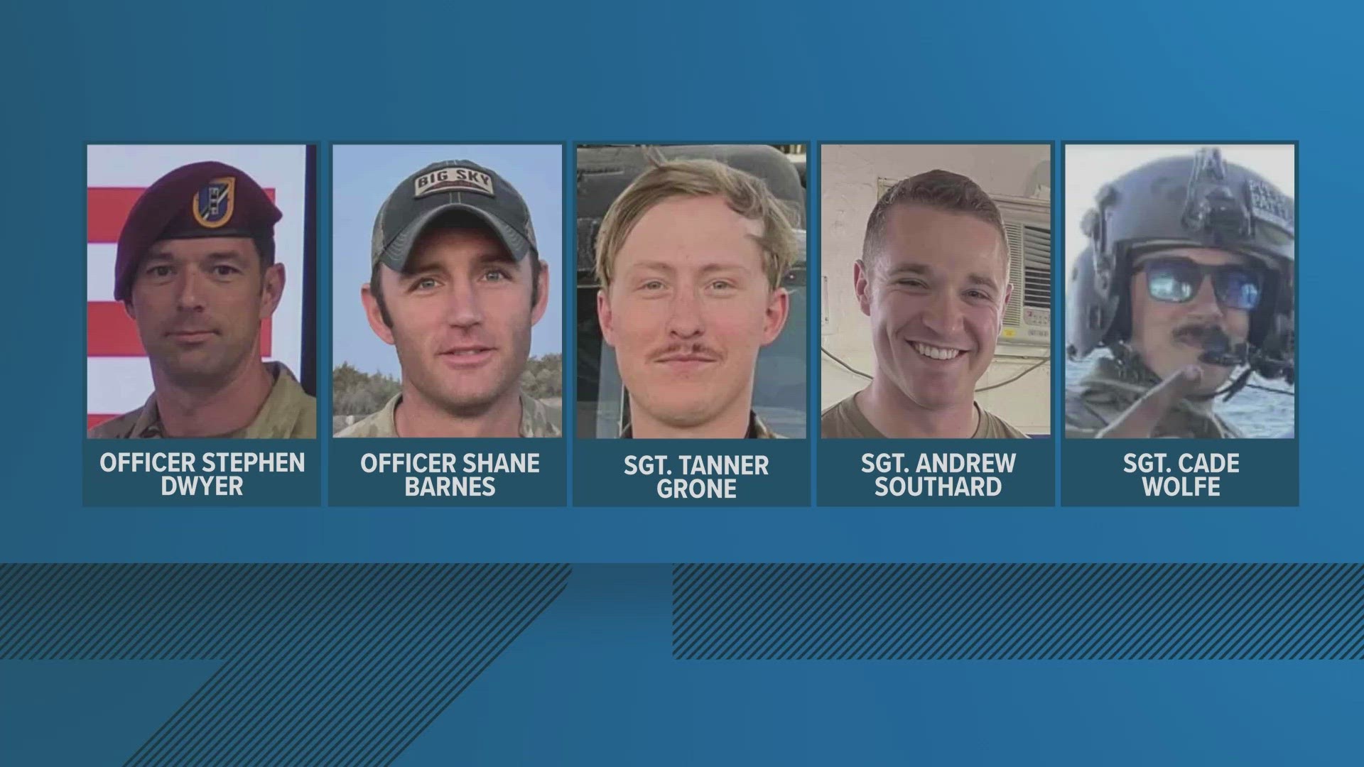 All five men killed over the Mediterranean Sea last weekend were based at Fort Campbell, Kentucky. Here's who they are.