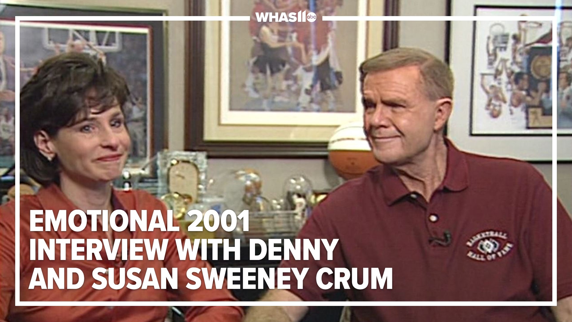 More than 20 years ago, WHAS11 News anchor Rachel Platt interviewed Denny Crum and his then-Fiancé Susan Sweeney Crum.