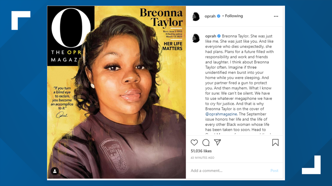 Oprah Features Breonna Taylor on the Cover of ‘O’ Magazine