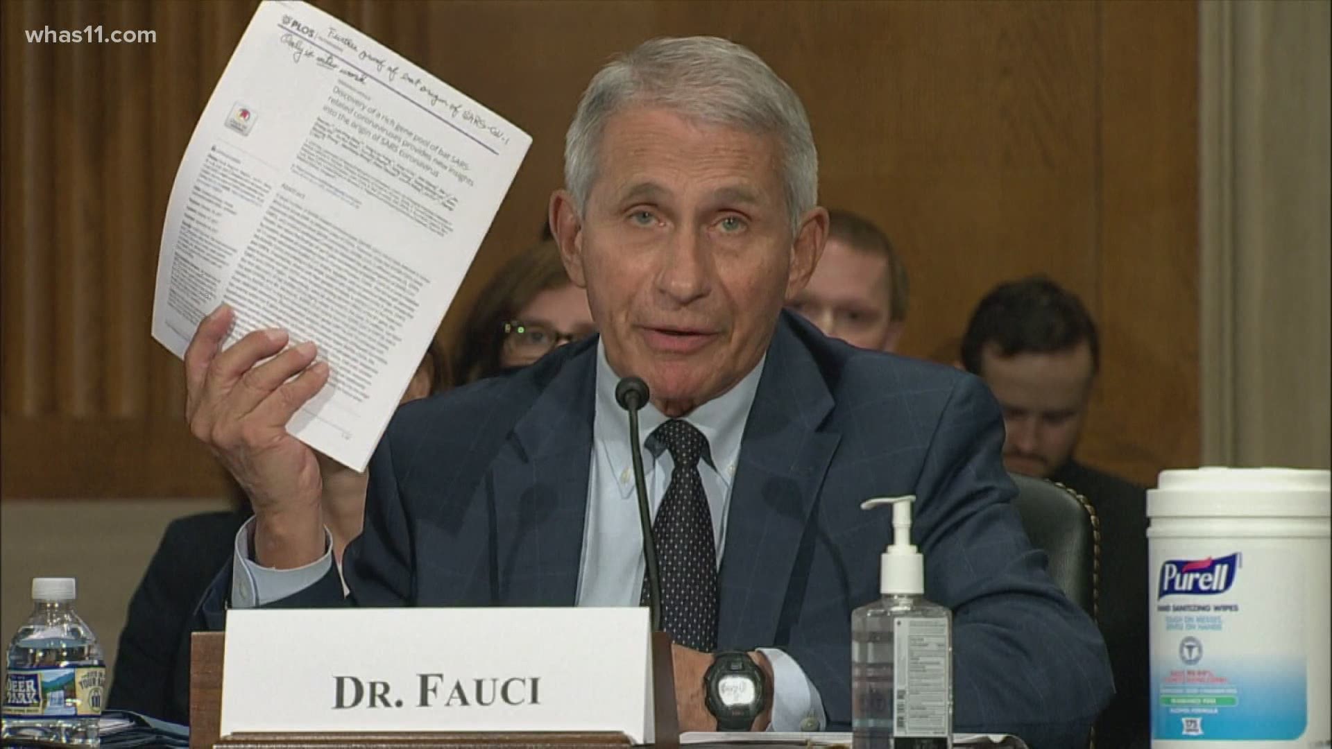Sen. Rand Paul suggested Dr. Anthony Fauci lied to Congress about whether the US helped fund research at the Wuhan Institute of Virology.