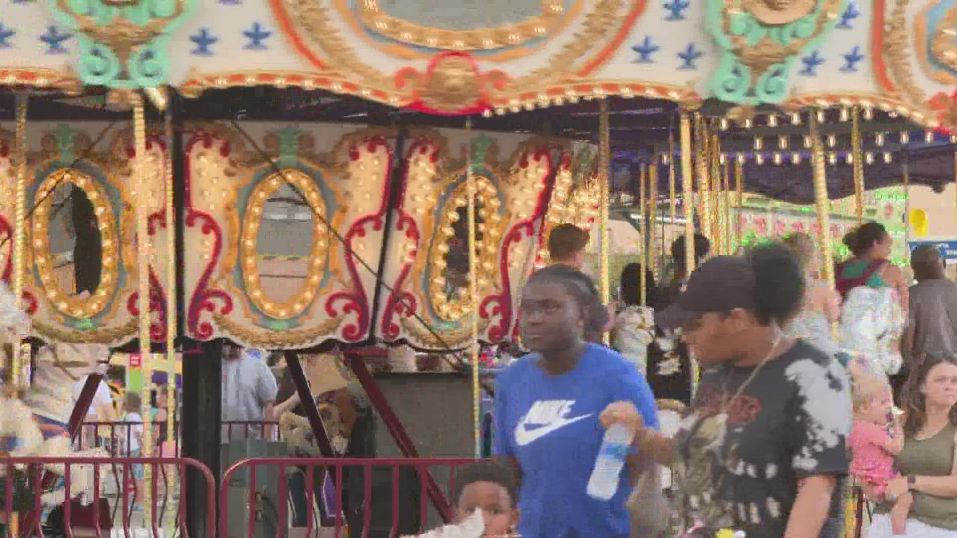Security measures have been put in place and the Kentucky State Fair is expecting its largest turnout during the final weekend.