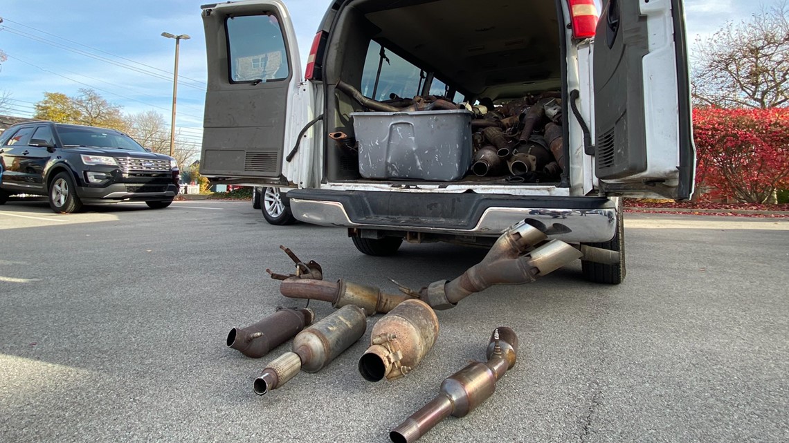 Catalytic converters theft bust in Kentucky, hundreds recovered