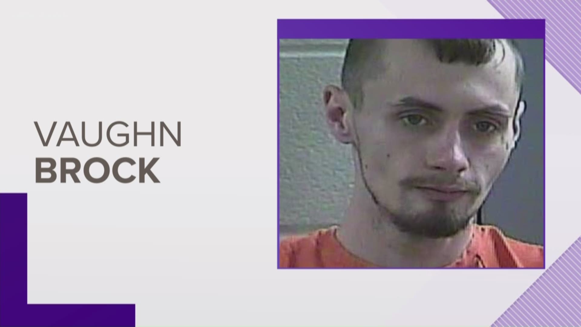 26-year-old Vaughn Brock is now in jail after he ran away from a fire inside his home in the town of London in southern Kentucky.