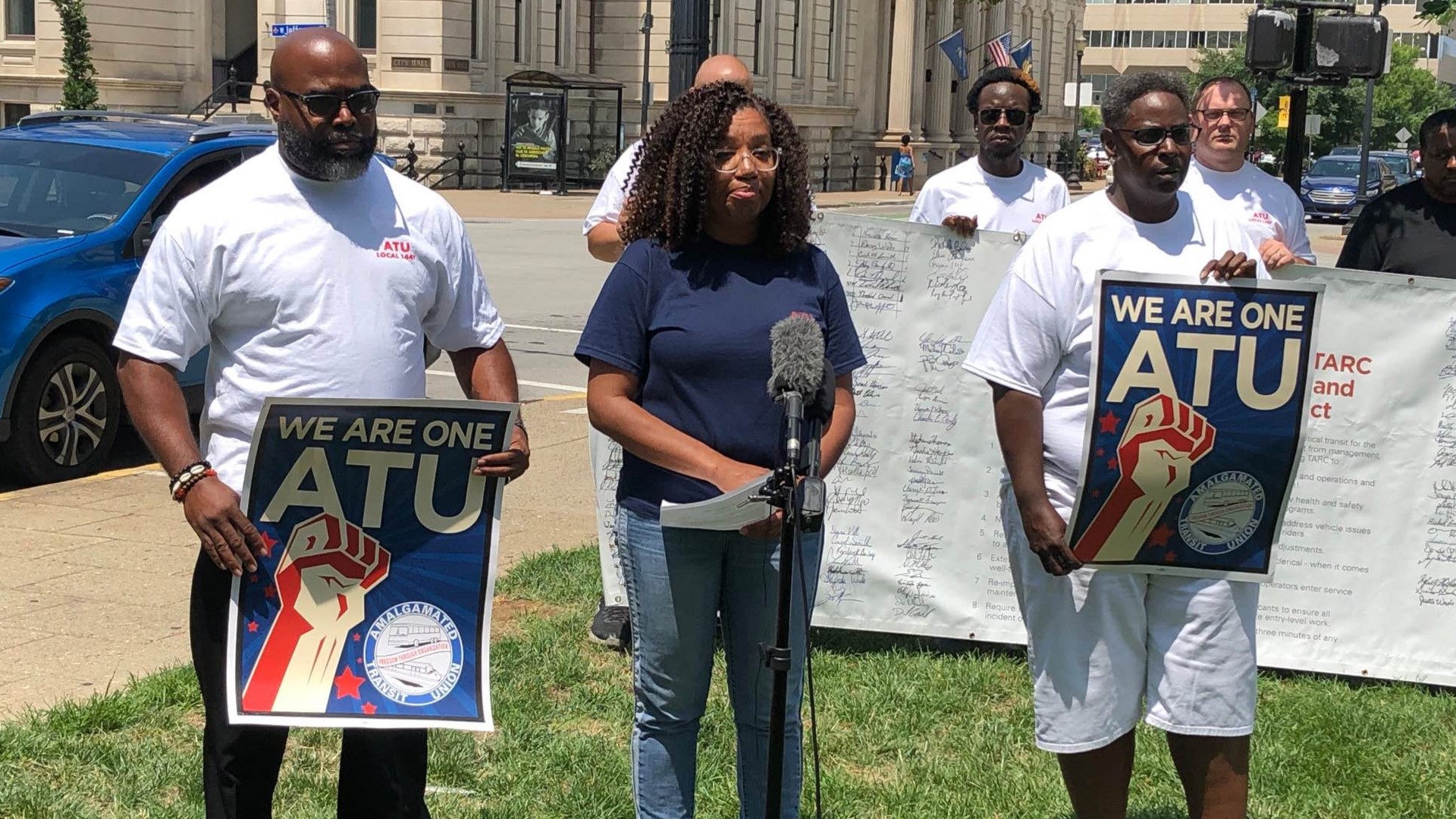TARC employees are demanding a safe workplace and a fair contract.