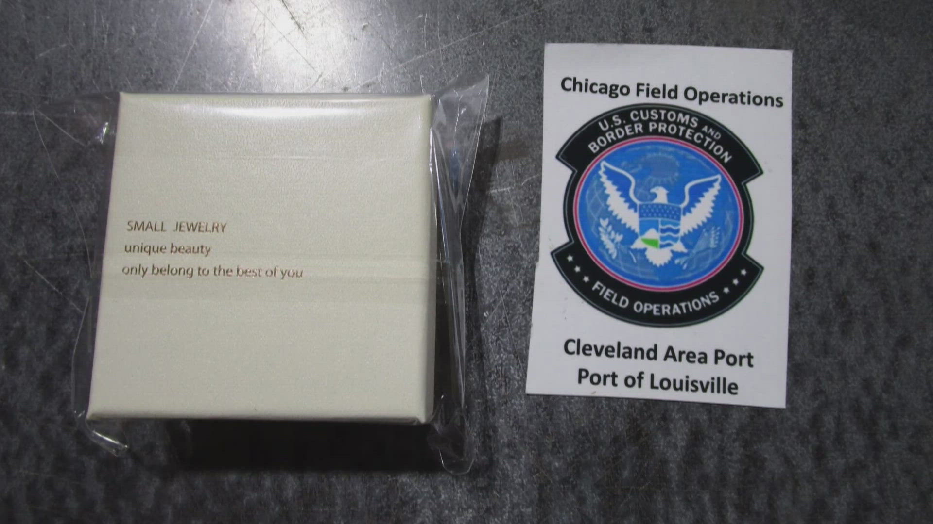 U.S. Customs and Border Protection offices from Louisville found shipments from China and Hong Kong which included bracelets, necklaces, earrings and rings.
