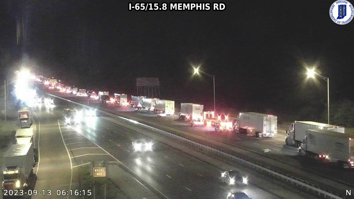 I-65 North in southern Indiana closed due to injury crash - Vimarsana News