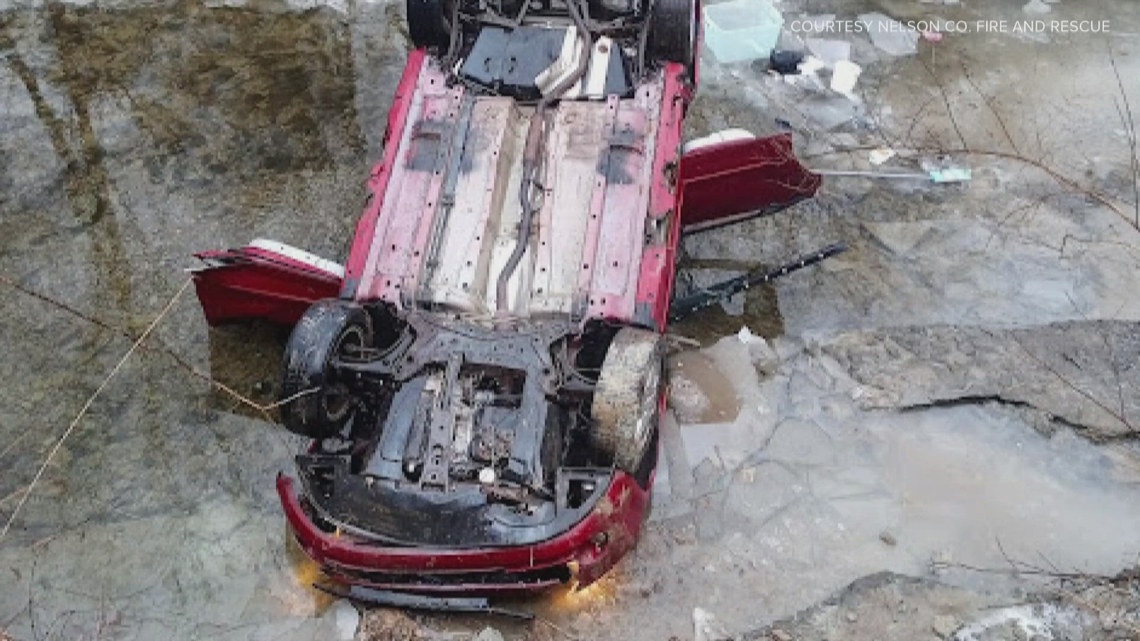 'Doing the best we can' | Nelson County EM Director says the sleet and freeze has made clearing some roads a challenge