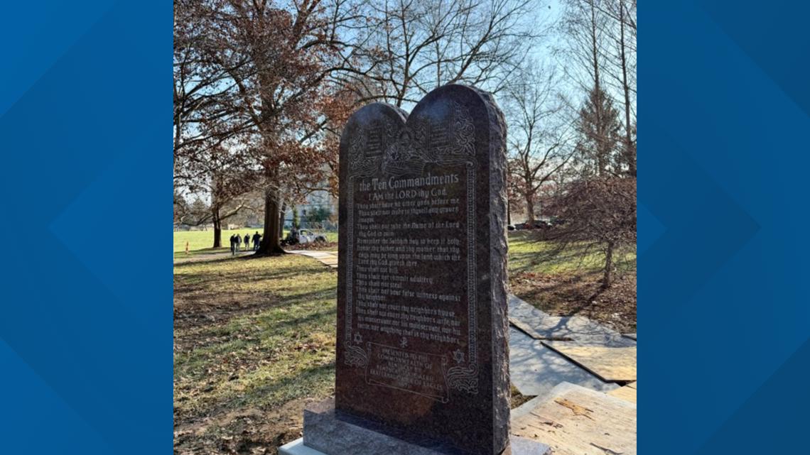 Ten Commandments 'have an undeniable historical meaning,' Kentucky monument restored