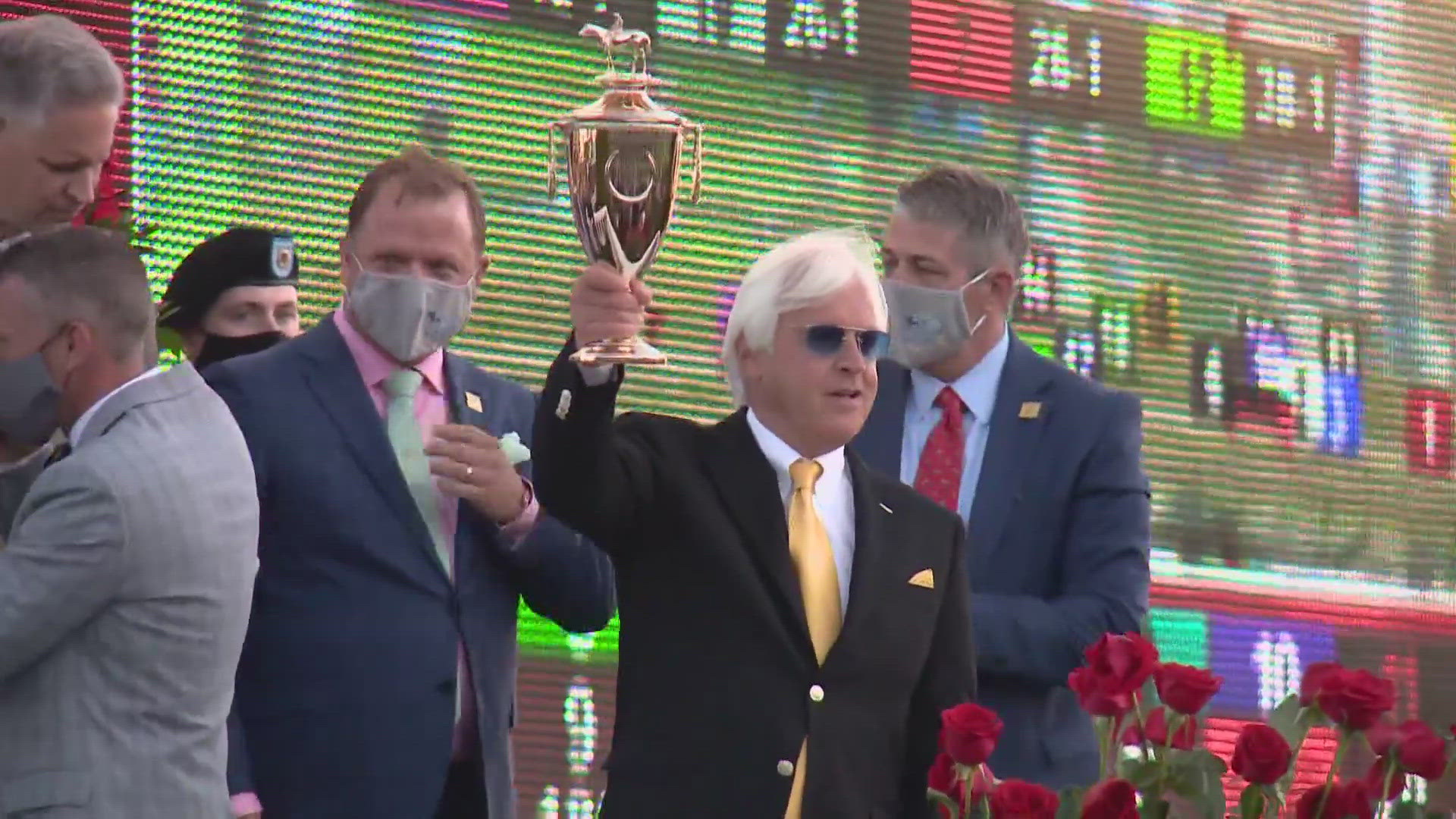 Baffert was suspended in June 2021 after Medina Spirit tested positive for illegal substances during that year's Kentucky Derby.