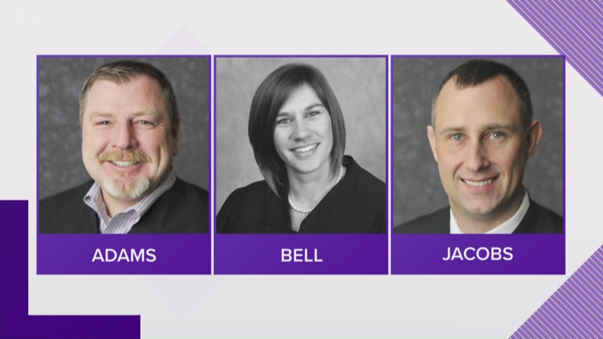 The Indiana Commission on Judicial Qualifications placed charges against Clark Circuit Court Judges Andrew Adams, judge Bradley Jacobs, and Crawford Circuit Co.