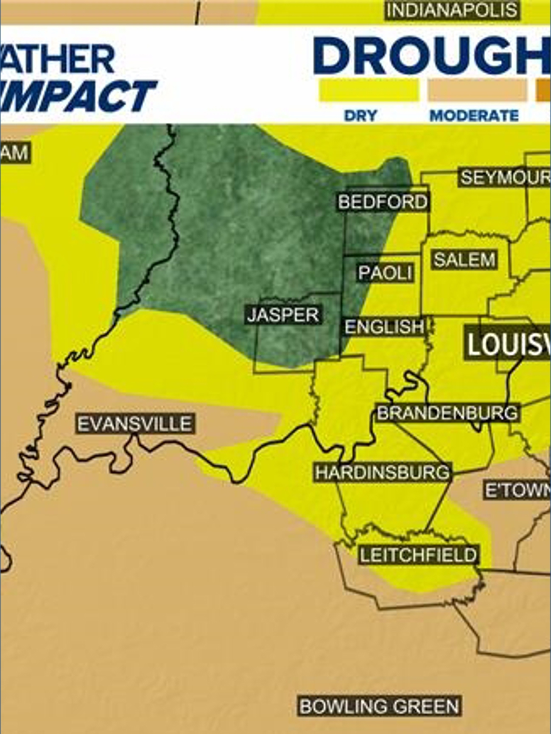 Kentucky, Indiana face worsening drought amid record heat and dry ...
